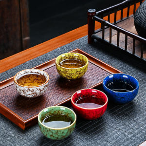 ชานมถ้วยเซรามิกโบราณขนาดเล็กสำหรับใช้ในบ้าน ชุดชา กิ๊บติดกระดาน เครื่องประดับตกแต่งภายในบ้าน