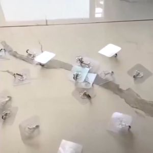 GANTUNGAN HOOK MAGIC TEMPEL AKSESORI KAMAR MANDI KAIT DIPASANG DINDING BEBAS PAKU BAGUS