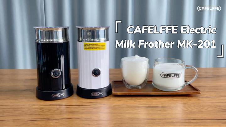 Cafelffe Electric Milk Frother Hot/Cold Function Automatic Milk