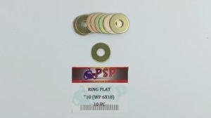 Ring Plat 10 WP 6 X 18 Reng Plate Pelat Washer Kunci 10 Diameter 6mm x 18mm Tebal 1mm