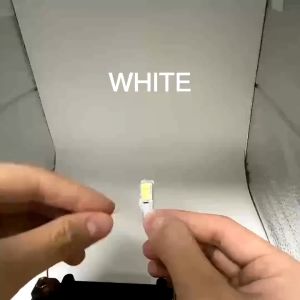 2PCS Motorcycle 6 LED T10 Peanut Park Light for Signal Light License Light Speedometer Light