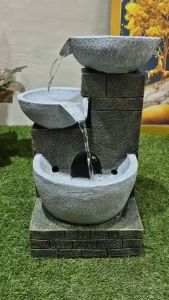 น้ำพุตั้งพื้น รุ่นขนาดกลาง2276 สำเร็จรูป น้ำพุหน้าบ้านแต่งสวนสวย เสริมฮวงจุ้ยบ้าน