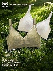 MiiOW | Lace Breathable Lifting Underwire Bra with Rabbit Ears Design