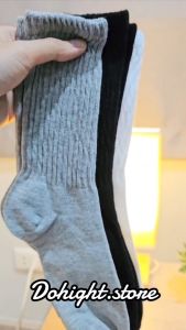 พร้อมส่ง⚡ มีเก็บเงินปลายทาง💸ถุงเท้าหุ้มข้อ มี 3 สี ใส่ได้ทั้งชายและหญิง แนะนำเท้าไม่เกิน41 (ราคาต่อ 1 คู่) : Do hight