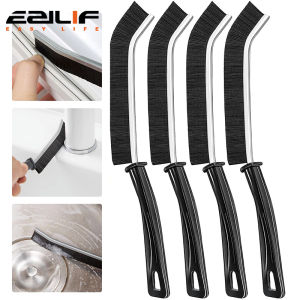 4pcs Durable Grout Gap Cleaning Brush Kitchen Toilet Tile Joints Dead Angle Hard Bristle Cleaner Brushes for Shower Floor Line