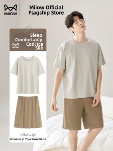 MiiOW | Cool & Loose Mens Pajamas Set for Summer Wearing Out