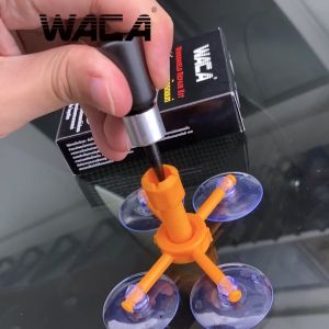 WACA ซ่อมกระจก  39A4 ชุดรถยนต์ (1 ชุด) รอยร้าว รอยแตก (ภายใน 15 นาที) DIY TOOLS ทำได้ด้วยตัวเอง Windshield Repair Kit Set ชุดรถยนต์ ชุดอุปกรณ์รถยนต์ด้วยตัวเอง กระจกหน้ารถ กระจกแตก กระจกร้าว FSA น้ำยา ซ่อม กระจก