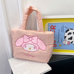 Takara Tomy | Anime Hello Kitty Hand Bag Shoulder Bag KT Cat My Melody Cinnamoroll Kuromi Makeup Bag Commuter Bag Birthday Women Gifts