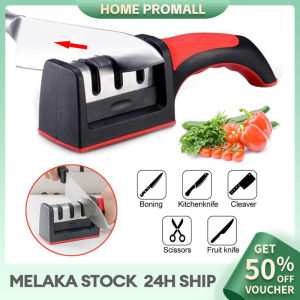Three Stages Knife Sharpener Kitchen Knifes Sharpener Stainless Steel and Ceramic Kitchen Knives Dapur Penajam Pisau 三阶段磨刀器