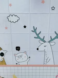 Decal Dán Bếp Hoạt Hình Chống Dầu Mỡ 60CM x 90CM Chịu Nhiệt Chống Nước Dán Bàn  Nhà Tắm - Giấy Dán Tường Nhà Bếp 3D  - Giấy dán bếp cách nhiệt/ Cuộn decal dán tường nhà bếp chống thấm bền đẹp