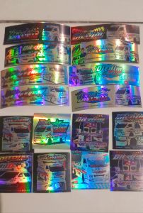 Stiker dit dim pemburu basuri original isi 16 pcs