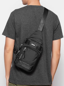 VOLUNTEER | Casual Oxford Cloth Mens Crossbody Bag Summer Chest Bag 2025 New Style Canvas Single Shoulder Bag Male Oxford Cloth Small Backpack