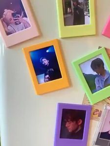Creative Suction Magnetic Mini 3 Storage Photo Frame Photo Card Display Stand Acrylic Photo Frame Magnetic Display