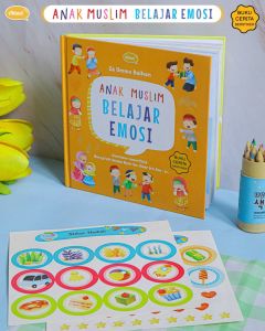 Buku Anak Muslim Belajar Emosi Ahlan Hard Cover