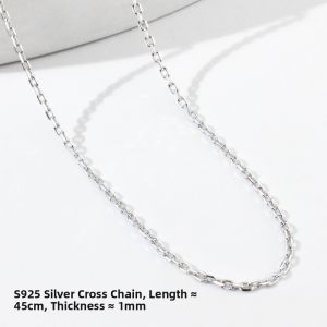 SHISHANGMEIDI | S925 Silver Thin Snake Bone Necklace For Women
