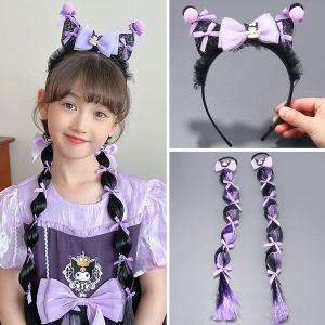 Bubble Highlighted Fake Hair Braids Elastic Hair Ties Childrens Hair Accessories Braided Ponytail Boxing Braid Kurokos Circular