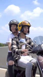 Skuterhelm91 Helm JPN MOMO Bogo Dewasa Retro Klasik Jap Style Model Pilot KP 08 atau JPN MOMO MONSA Hijau Green Army Doff Matt Original Ready Ukuran L Besar Atau XL