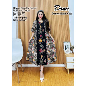 Pakaian Wanita Daster JUMBO XXL dan XL batik Cap untuk ibu menyusui Homedress Kain Rayon