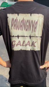 KAOS ATASAN OBLONG DEWASA PRIA/LAKI-LAKI LENGAN PENDEK DISTRO GAMBAR DEPAN BELAKANG KAOS KATA-726