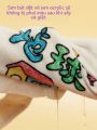 Túi Vải Canvas DIY Tranh Vẽ Graffiti Túi Xách Thân Thiện Với Môi Trường Túi Đựng Rác Túi Vải Canvas Thủ Công Cho Ngày Mẹ. 