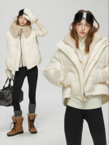 ULD | Traceable Large White Goose Down Multi-Wear Down Jacket