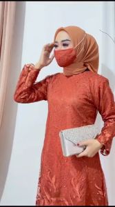 BISA COD - STELAN KEBAYA/ATASAN KEBAYA TUNIK TULLE JASMIN TERBARU - KEBAYA - KEBAYA MODERN - OTHERS KEBAYA WANITA - KEBAYA LAMARAN - KEBAYA PESTA SERAGAM - KEBAYA TUNANGAN 2023 BISA STELAN DAN ATASAN SAJA By Zona Kebaya