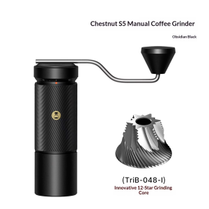 Timemore | TIMEMORE Chestnut S5 Manual Coffee Grinder 0.015mm Ultra-Fine Adjustment High Precision Bearing For Pour Over & Espresso Grinder