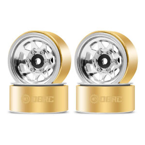 OGRC 1.0 Brass RC Deep Dish Wheel Rims Beadlock Wheels for 1/18 TRX4M 1/24 SCX24 C10 JLU Deadbolt Gladiator Bronco Crawler Car