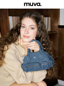 Genuine Leather Multi-Pocket Handbag