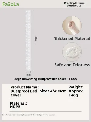 FaSoLa | Dust-proof Bed Cover for Home Renovation Furniture Protection Plastic Film