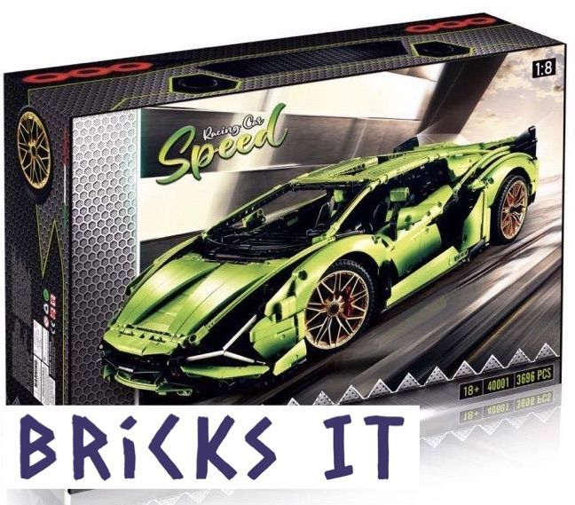 Lepin Lamborghini Sian FKP37 Technic Building Block Bricks 42115