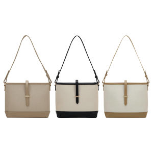 Tote Bag PU Trendy Vintage Shoulder Bag Spacious for Women Daily Office Travel and Special Occasion