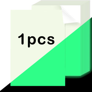 Glow in The Dark PVC Sticker Paper A4 Inkjet Printable Adhesive Film for Safety Signs Halloween Decor & Nightly Visibility Lab