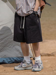 Loose Fit Summer Workwear Shorts Thin Sporty Casual plus Size Five-Quarter Pants for Men Trendy Brand Free Size Chinese Style