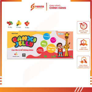 Thạch Canxi Jelly Bicare (15 Gói/Hộp/Mix Vị) Tăng cường chiều cao tăng đề kháng ăn ngon cho bé