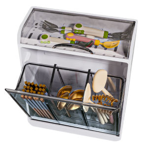 BEITEJIA | Home Use Double Layer High-end Cutlery Organizer