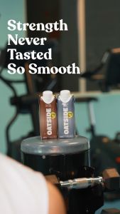 OATSIDE Protein Chocolate Oat Milk 250ml- 20g Protein Drink 3000mg BCAA Dairy Free