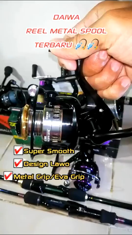 New Fishing Reel 5.2:1 Full Metal Spinning Reel High Speed Fishing Rod Set Fishing Accessories