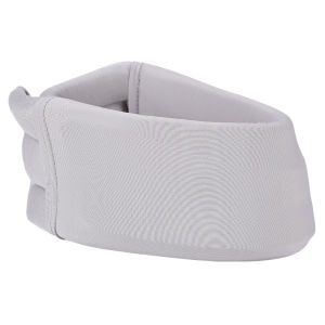 VELPEAU Neck Support Soft Neck Brace Comfort Foam Cervical Collar Relieves Pain & Pressure in Spine Wraps Aligns Stabilizes Vertebrae For Sleep & Work