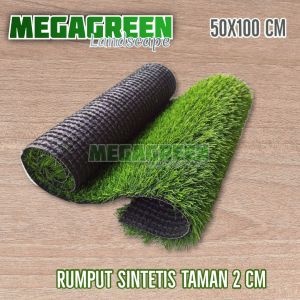 RUMPUT SINTETIS ARTIFICIAL GRASS 50X100 CM - DEKORASI LANTAI - DEKORASI DINDING - HIASAN AQUARIUM