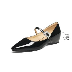 Reddragonfly | Elevated Heel Mary Jane Shoes