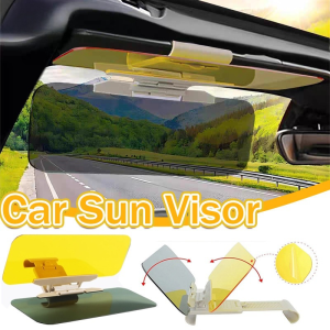 2 in 1 Car Sun Visor HD Anti Glare Mirror Anti-Ultraviolet Visor Board Day&Night Vision Clear