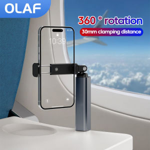 Olaf 360 Degree Rotate Travel Phone Holder Mobile Phone Stand Selfie Adjustable Clip Desk Beside Phone Stand