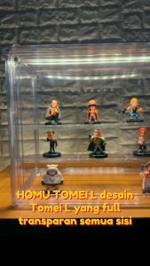 ULTRALIT BOXY L Stairs Display Transparent Acrylic Action Figure Stand 2 Susun Tingkat Tangga / Tempat Pajangan Action Figure