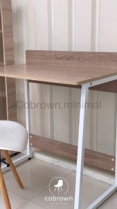 cobrown.minimal โต๊ะทำงาน โต๊ะทำงานไม้ปาติเกิ้ล โต๊ะ