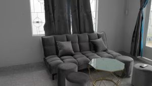 GHẾ SOFA BED GỢN SÓNG - sofa giường 1m80 x 1m20 siêu to tiết kiệm diện tích - sofa múi bh 12 tháng