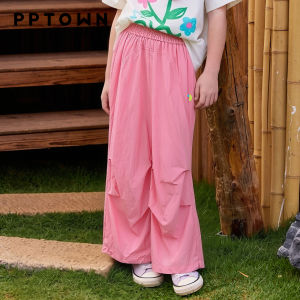 PPTOWN | New Spring Loose Wide Leg Overalls Trousers