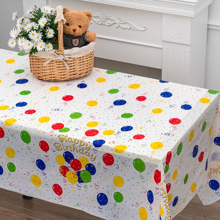 Birthday Party Dessert Bar Ins Style Disposable Tablecloth Wedding ...