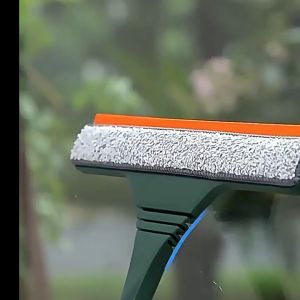 สะอาดมาก ไม่ทิ้งรอยน้ำ 2in1 ไม้เช็ดกระจก สะอาดแต่งห้อง ปรับได้ 86.5-122 มม