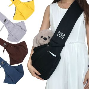 Pet Crossbody Shoulder Bag Carrier Bag Outdoor Travel Portable Cat Puppy Sling Carrier Bag Cat Backpacks Dog Carrying Supplies